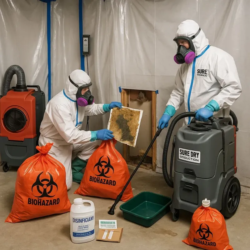 Contaminated Water Handling Protocols process in Polkton, NC